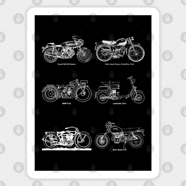 Vintage Motorbikes Sticker by NTFGP